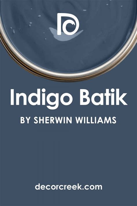 Indigo Batik Sw Paint Color By Sherwin Williams