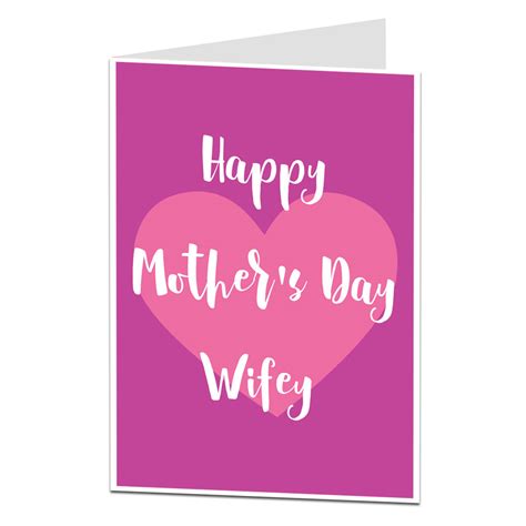 Printable Mothers Day Cards To Wife