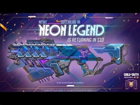 New Codm Mythic Switchblade X Neon Legend Official Release Date Draw