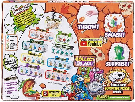 Zuru Smashers Smash Ball Collectibles Series 3 Dino 20 Pack Ebay