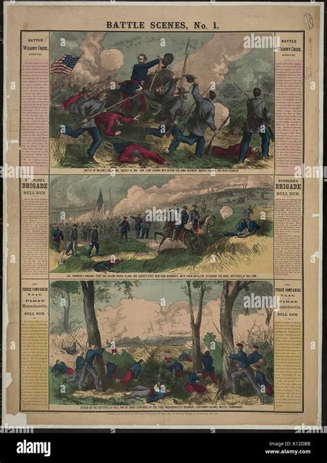 American Civil war battle scenes Stock Photo - Alamy