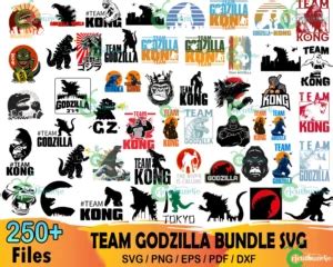 Godzilla SVG PNG DXF EPS Free Svg Files For Cricut