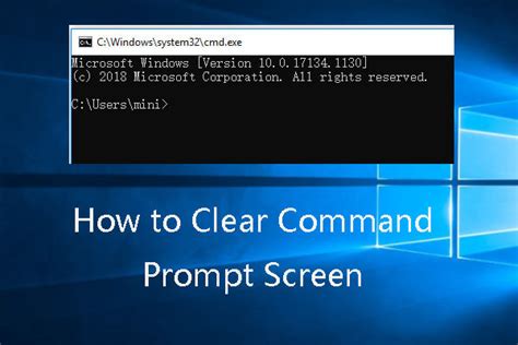 Solved How To Clear Command Prompt Screen Windows