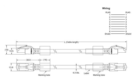 Lan Cable Ethernet Industrial Grade Rj45 Xs5xs6 Omron Misumi