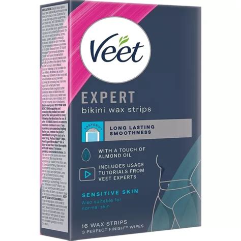 VEET EXPERT COLD Bikini Armpits Wax Strips Pack PicClick AU