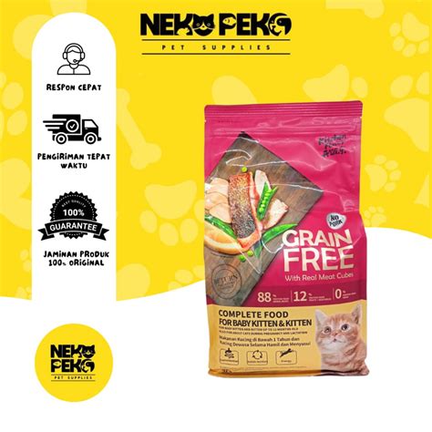 Jual Kitchen Flavor Grain Free Babycat Kitten Kg Kemasan