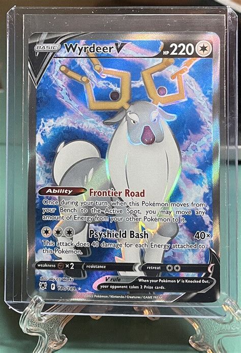 Wyrdeer V 180 189 SWSH Astral Radiance Full Art Ultra Rare Holo Pokémon