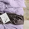 Amazon ETDIFFE Light Purple Duvet Cover Queen Size 3pc Soft