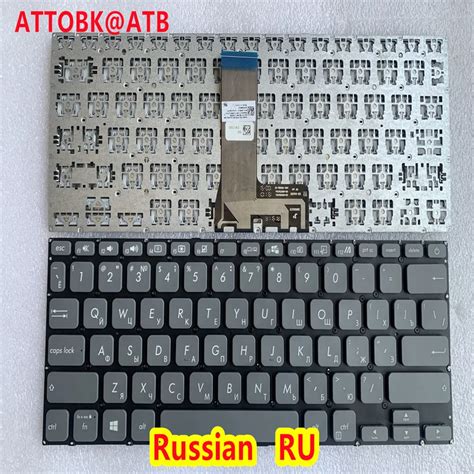 Novo Russo Ingl S Teclado Do Port Til Para Asus Vivobook X X