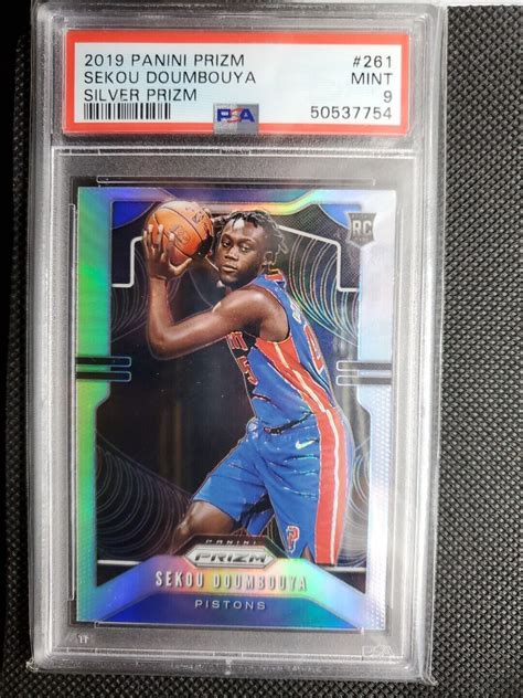 SEKOU DOUMBOUYA 2019 20 PANINI PRIZM ROOKIE SILVER PISTONS RC PSA 9 EBay