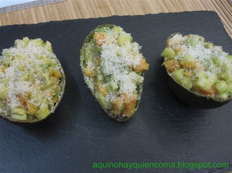 Aquí no hay quien coma Aguacates rellenos Samoa