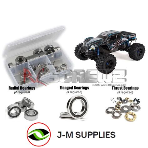 Rcscrewz Rubber Shielded Bearing Kit Tra R For Traxxas X Maxx S