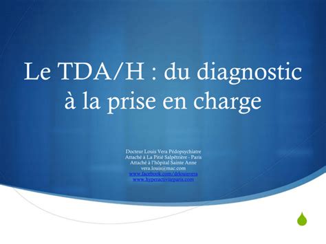 Le Tda H Du Diagnostic La Prise En Charge