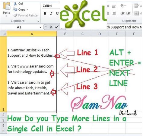 How To Enter New Line In Excel Cell Printable Forms Free Online