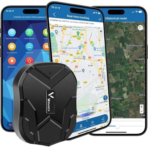 Winnes Traceur Gps Voiture Tk Suivi En Temps R El Gps Tracker Sans