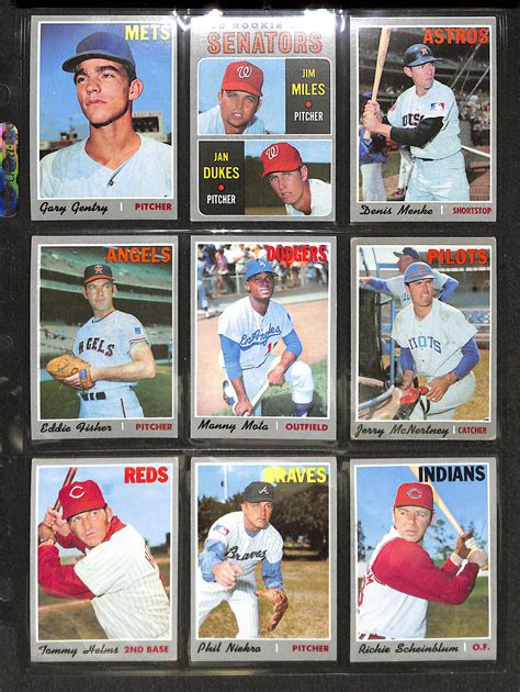 S Baseball Cards Lot Detail Topps Complete Baseball Card