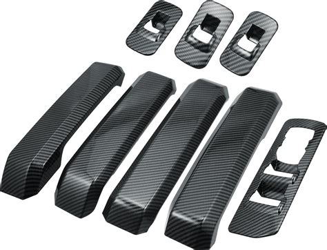 Amazon X Autohaux Set Abs Carbon Fiber Pattern Window Lift Trim