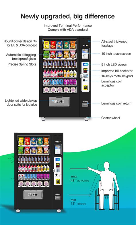 Tcn Cel C V Healthy Food Elevator Vending Machine Vending Machines