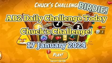 Angry Birds 2 Ab2 Daily Challenge Today Chucks Challenge Birdie 2 3 4 Rooms Youtube