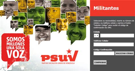 PSUV abrió proceso de inscripción para nuevos militantes PSUV