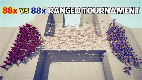 88x Vs 88x RANGED TOURNAMENT Totally Accurate Battle Simulator TABS