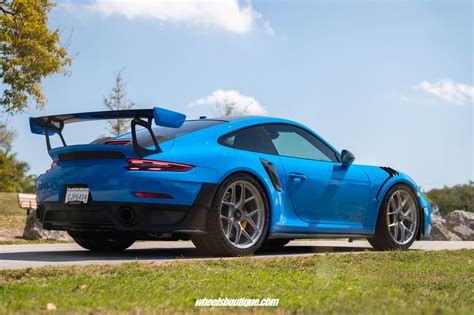 Porsche 911 Gt2 Rs 991 Blue Hre R101 Wheel Front