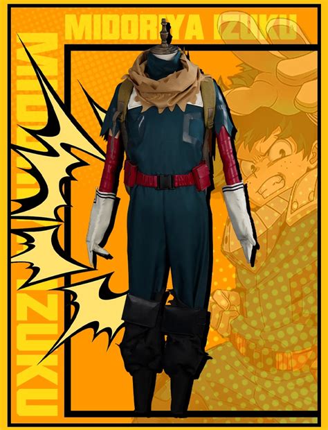 My Hero Academia Midoriya Izuku Costume Deku Cosplay Suit Off