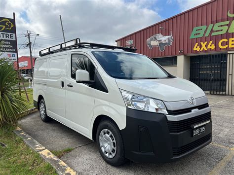 bison  steel tradesman roof rack  toyota hiace commuter
