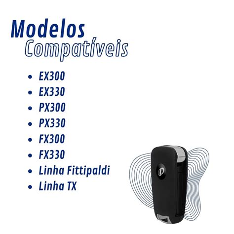 Controle Chave Canivete Positron PX80 Universal Equipados