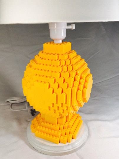 Traditional 3d Lamp Made Of Lego® Bricks