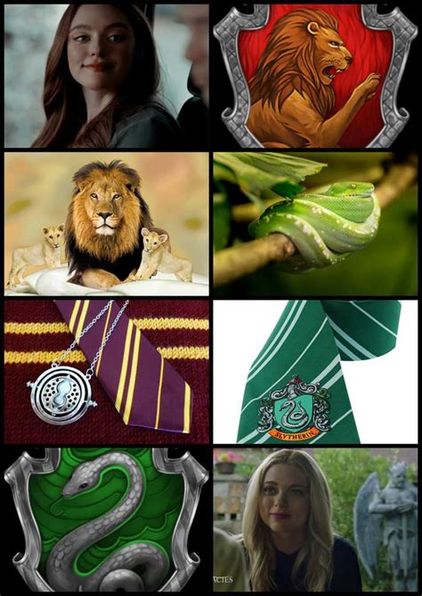 Hope Mikaelson × Lizzie Saltzman Gryffindor Slytherin Friendship 🦁🐍