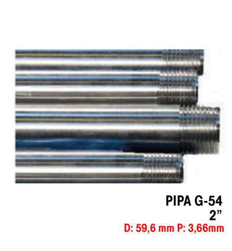 Pipa Conduit Besi Listrik Polos Tipe G54 2″ Fjg540 Fort Fortindoid