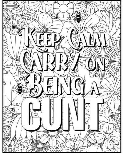 Swear Word Colouring Book 54 Cuss And Swearing Adult Coloring Pages