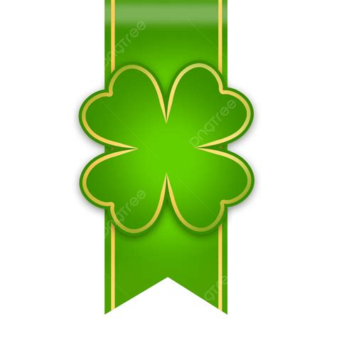 St Patricks Day Clipart Vector Green St Patricks Day Ribbon St