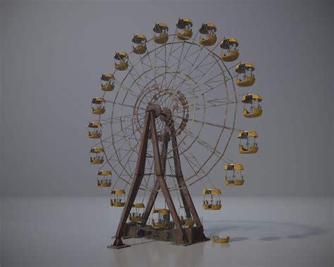 Pripyat Ferris Wheel - 3D Model by leon017