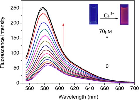 Fluorescence Spectra Of Probe M Along With Addition Of A Series