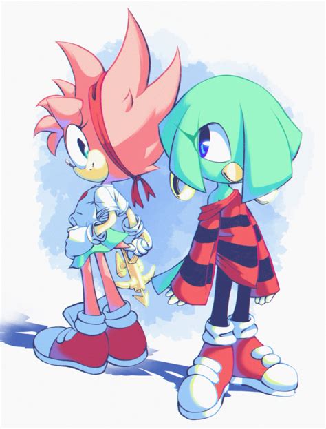 Nano On Twitter Tekno The Canary And Amy Rose From The Fleetway