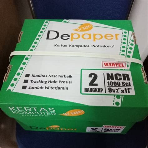 Kertas Continuous Form 2 Ply Merk De Paper