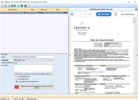 Integration Pdf Even Edlsoft Application Logiciel Tat Des Lieux