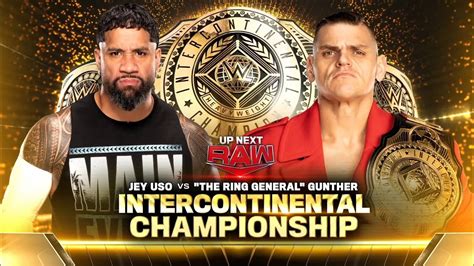 Gunther Vs Jey Uso Campeonato Intercontinental Parte 3 WWE Raw 19 02