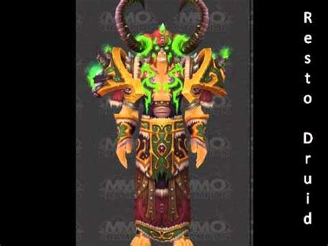 All Wow Classes T14 Sets Mists Of Pandaria YouTube