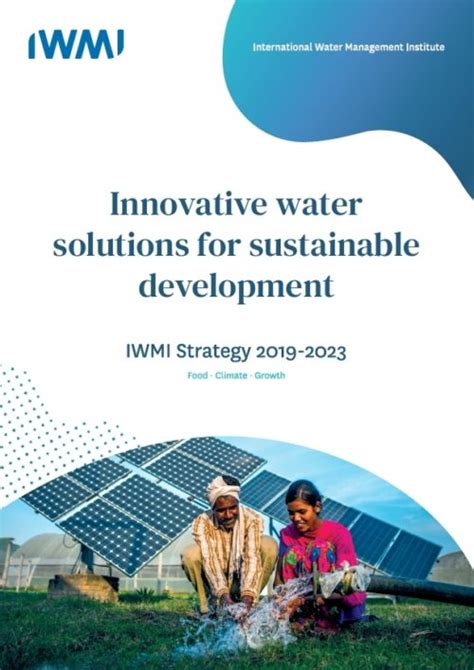 Iwmi Strategy Innovative Water Solutions For Sustainable