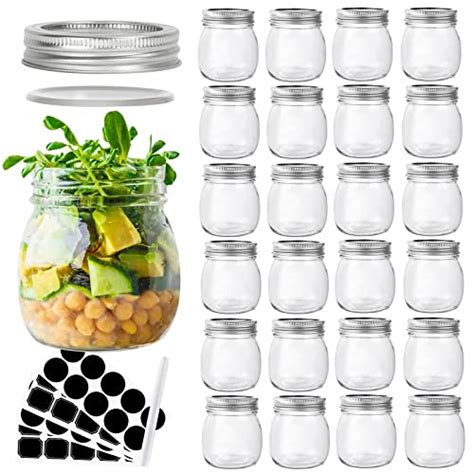 Reviews For Haneye 10 Oz Glass Mason Jars 24 Pack Clear Glass Jars With Regular Lids