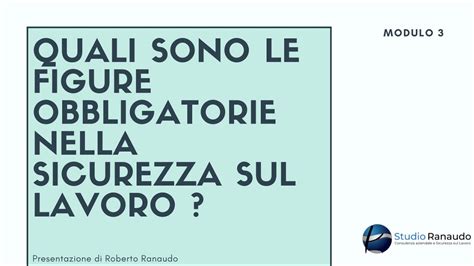 Figure Della Sicurezza Secondo Il Dlgs Datore Di Lavoro Rspp