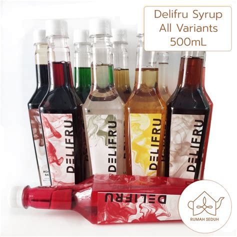 Jual Delifru Syrup 500ml Semua Rasa Sirup Merk Delifru All Variants