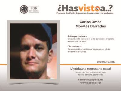 HasVistoA Carlos Omar Morales Barradas Personas Desaparecidas 03 De