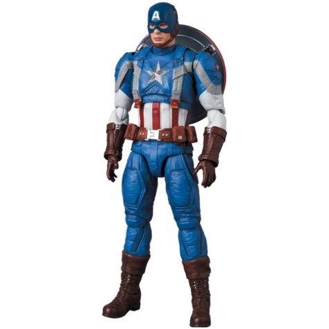 Mafex No220 Captain America The Winter Soldier Captain America Classic Suit Ver Nin