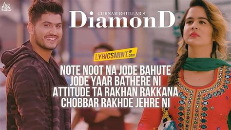 DIAMOND LYRICS - Gurnam Bhullar