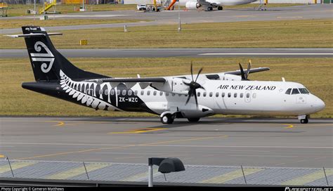 Zk Mzc Air New Zealand Atr 72 600 72 212a Photo By Cameron Matthews