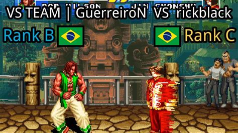 Real Bout Fatal Fury VS TEAM GuerreiroN BR Rank B Vs Rickblack